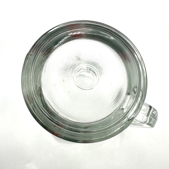 Vintage Crisa Glass Pitcher w/ 5 Glasses HOLLY'S & BERRIES - Picture 6 of 13